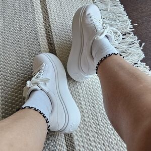 Platform Leather Sneakers
